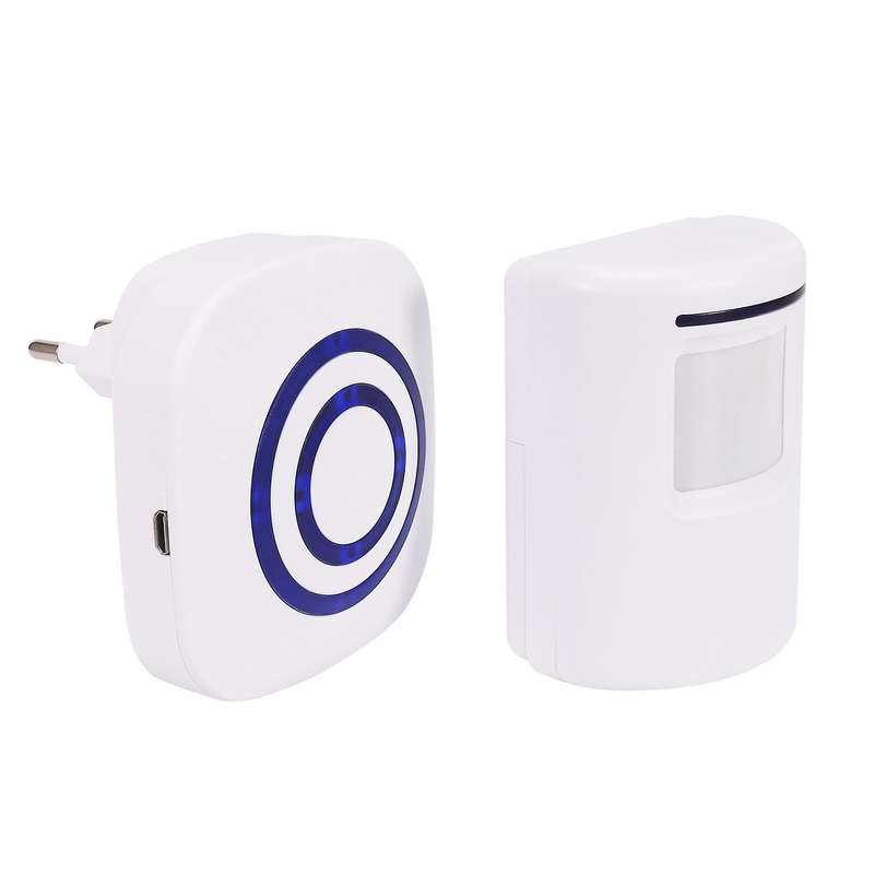 Door Chime,wireless Business Door Motion Sensor Detector Smart Visitor Doorbell Home Security Drive