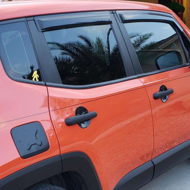 Door Grab Handle Bowl Decoration Cover Trim Sticker for 2016 2017 2018 2019 2020 2021 Exterior Acces