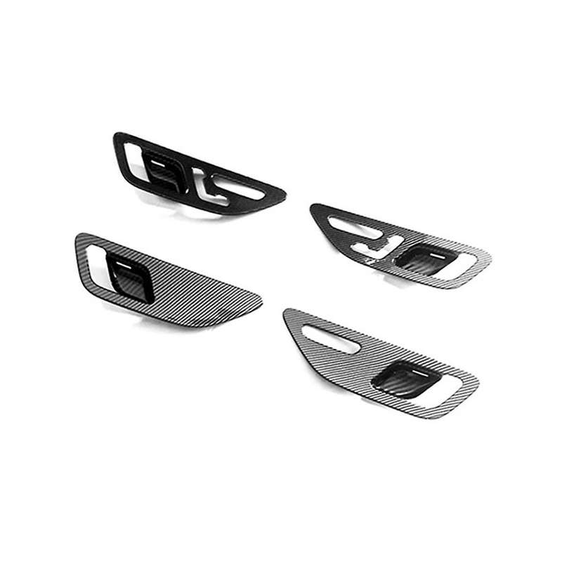 Door Handle Bowl Frame Cover Decals Carbon Pattern Decoration for C Class W206 Glc 2022 2023