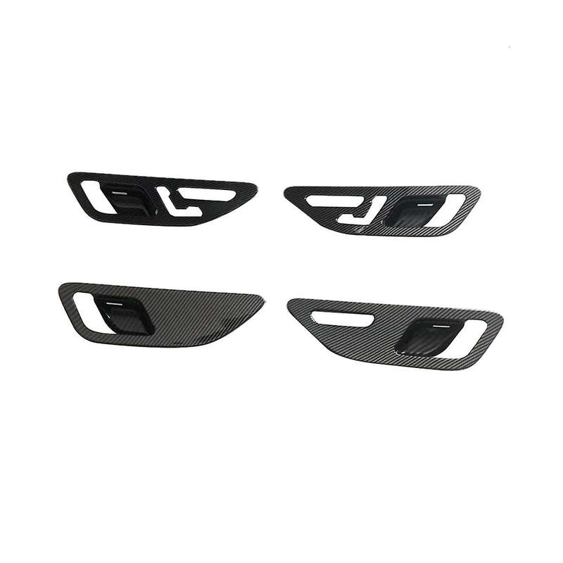Door Handle Bowl Frame Cover Decals Carbon Pattern Decoration for C Class W206 Glc 2022 2023