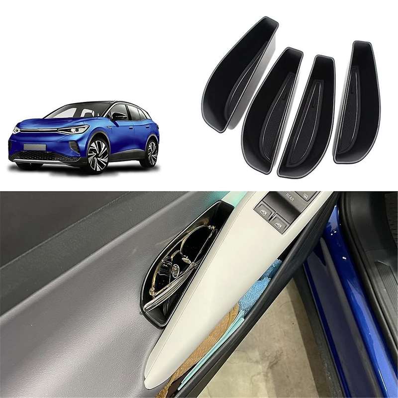 Door Handle Storage Box for Id.4 Id4 2021-2023 Door Handle Armrest Tray Organizer Interior Accessori