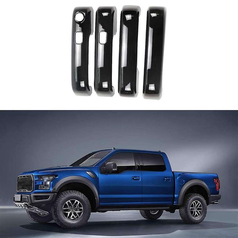 Door Handle Gloves, Handle Cover with 2 Keyholes and 2 No Holes for 15-20 / 17-20 F250 / F350 / F450