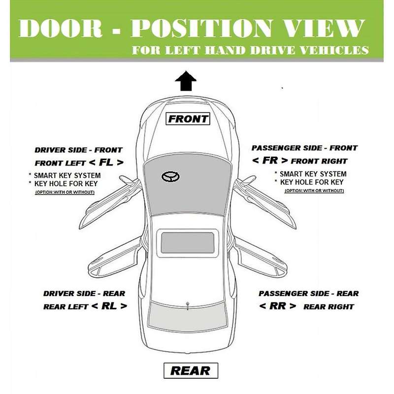 Door Handles Chrome Interior Inside Inner Front Rear Driver Passenger Side for Accord 1994-1997