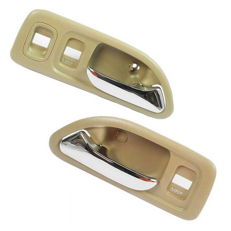 Door Handles Chrome Interior Inside Inner Front Rear Driver Passenger Side for Accord 1994-1997