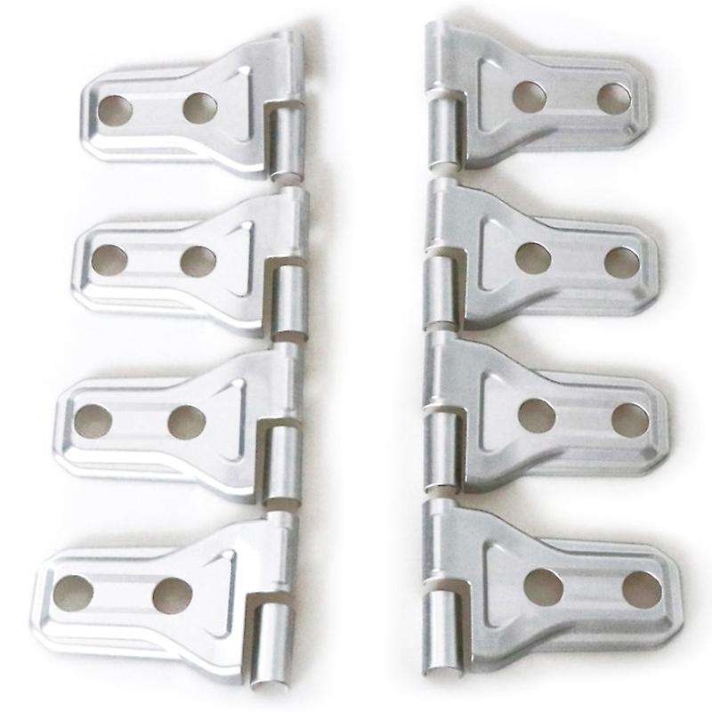Door Hinge Cover Trim Exterior Accessories for 2018-2020 Wrangler JL 4 Doors Silver