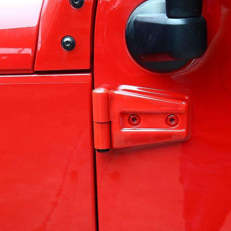Door Hinge Covers Protector Fits for Wranlger Unlimited Sports Accessories 2007-2018 JK JKU 8Pcs