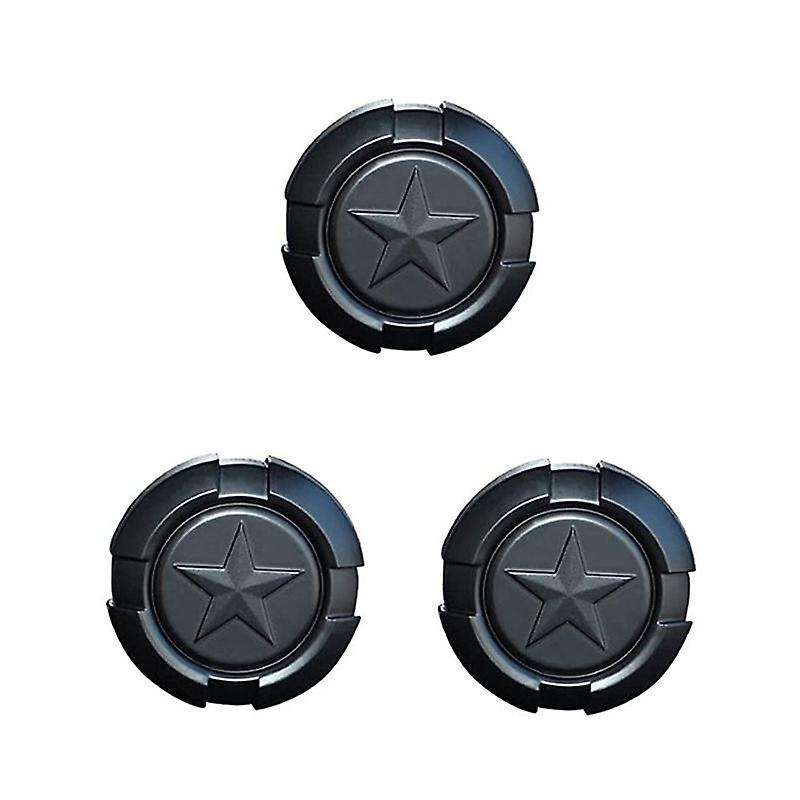 Door Key Trim Cover for 1997-2022 Wrangler Tj Jk Jl & Jt, Black, Pentagram