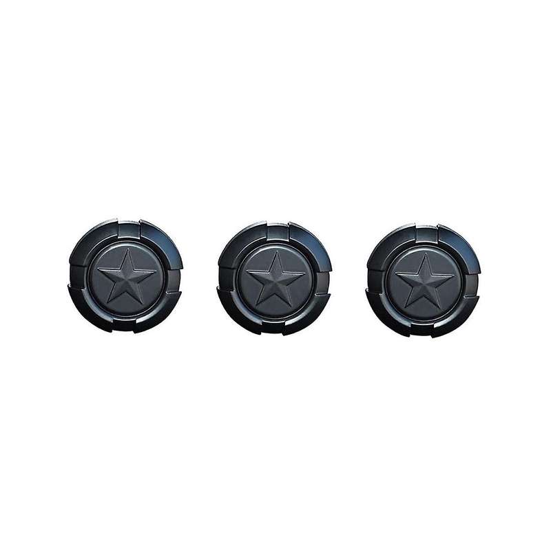 Door Key Jack Trim Cover Pentagram for 1997-2022 Wrangler TJ JK JL & JT Black