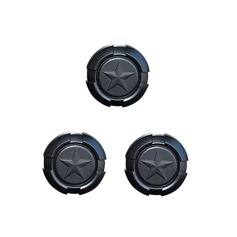 Door Key Jack Trim Cover Pentagram for 1997-2022 Wrangler TJ JK JL & JT Black