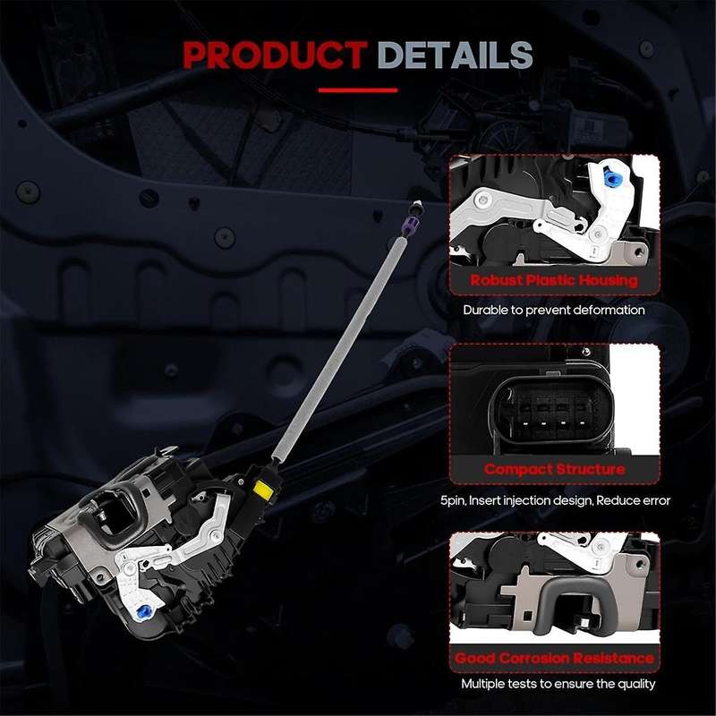 Door Latch Lock Actuator 0997300835 0997301201 for GL350 GL450 GL550 ML250 ML350 ML400,Rear Passenge
