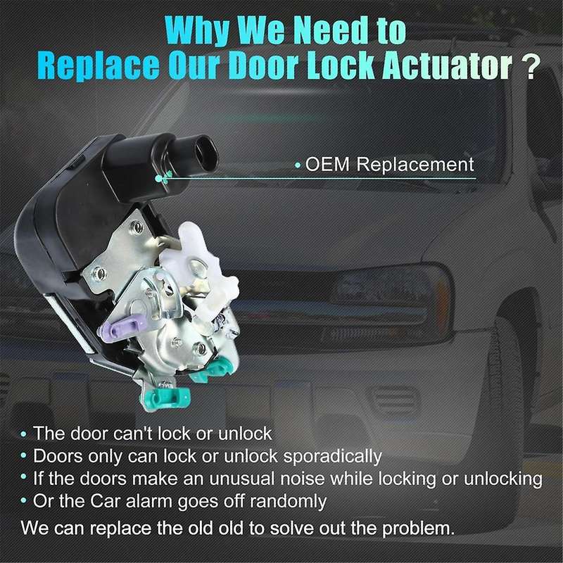 Door Latch Lock Actuator 55075951AB 931624 for 1997-1998 Accessories ,Front Left Driver Side