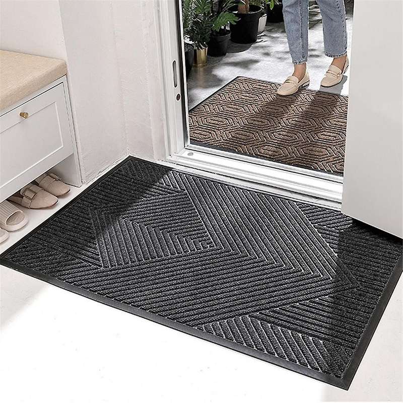 Door Mat, Outdoor Indoor Entrance Welcome Mat, Entry Front Door Mat, Stain & Fade Resistant, Low Pro