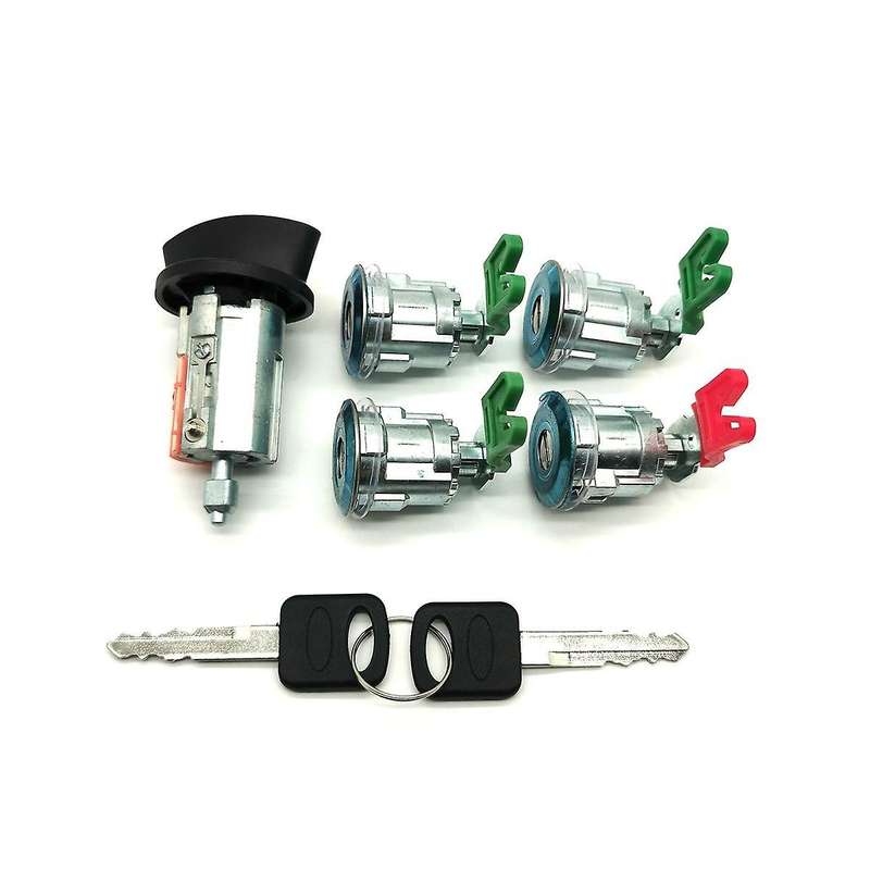 Door Locks Cylinder Lock Set & Ignition Switch 597638 Dl5886 for E Series Van 1997-2020