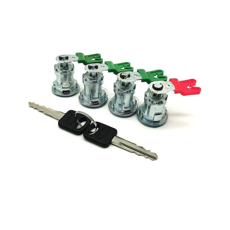 Door Locks Cylinder Lock Set & Ignition Switch 597638 Dl5886 for E Series Van 1997-2020