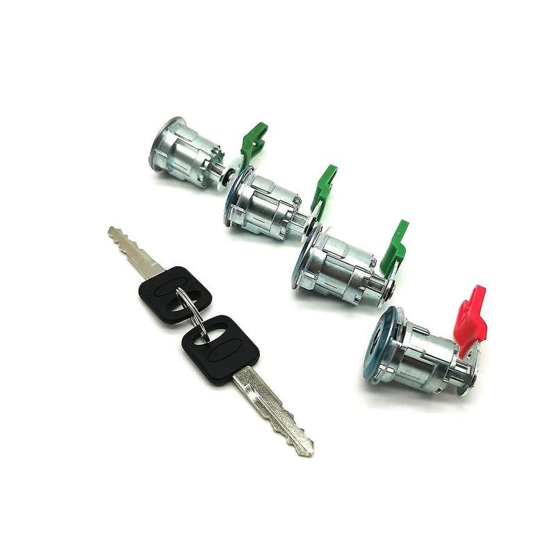Door Locks Cylinder Lock Set & Ignition Switch 597638 Dl5886 for E Series Van 1997-2020