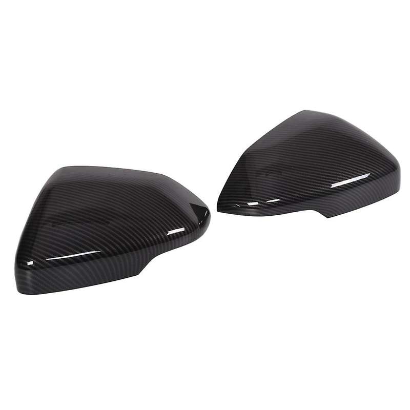 Door Rear View Mirror Cover Cap for R1T R1S 2022 2023, ABS Side View Mirror Cover Protective Trim (C