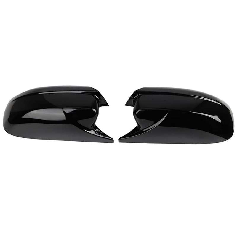 Door Side Rearview Mirror Cover Trim Horn Style Exterior Accessories for Charger 2011-2023 Black