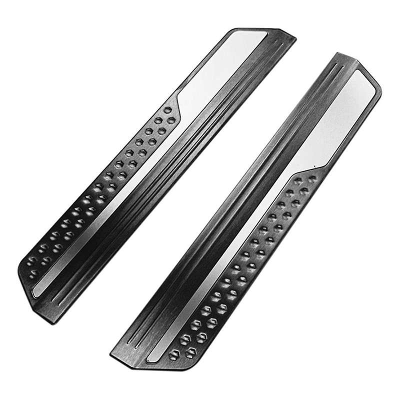 Door Sill Scuff Plate Guard Protector Cover Trim for Vezel -v E:hev 21-22 Exterior Outer Welcome Pe
