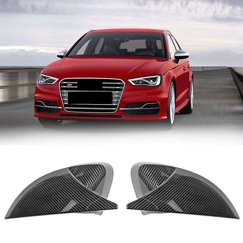 Door Side Wing Rearview Mirror Cover Cap Decoration Trim Shell for  A3 S3 8V RS3 2013-2018