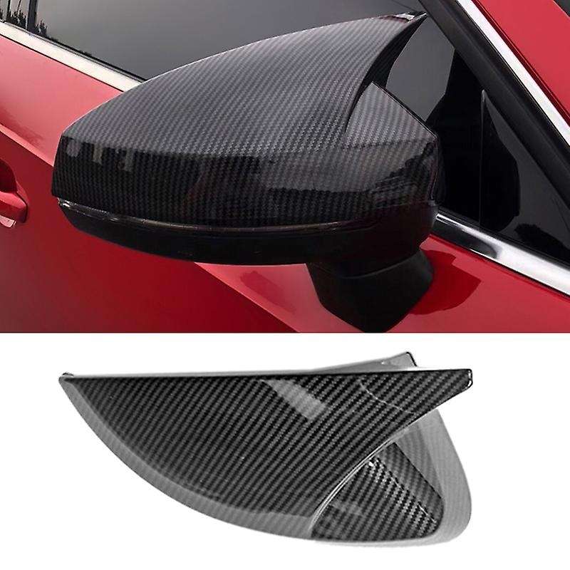 Door Side Wing Rearview Mirror Cover Cap Decoration Trim Shell for  A3 S3 8V RS3 2013-2018