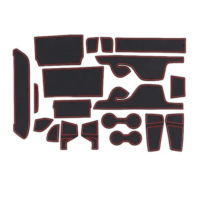 Door Slot Mat for 2023 2024 Door Compartment Cup Center Console Liners Accessories