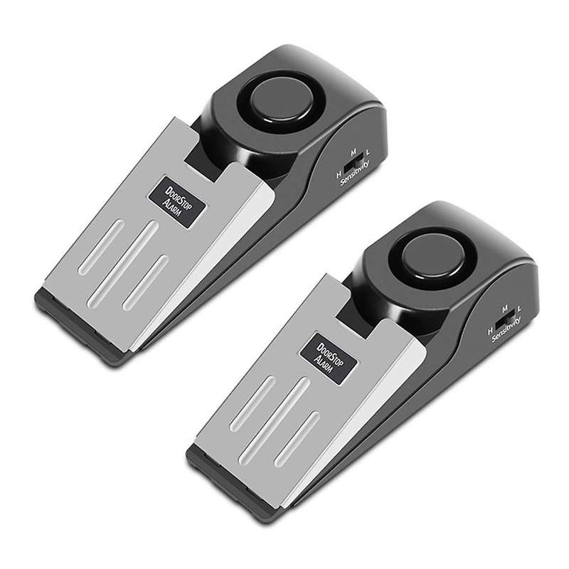Door Stop Alarm, Door Stop with 120db Security Alarm, Door Wedge Security Device for Travel, Home, H