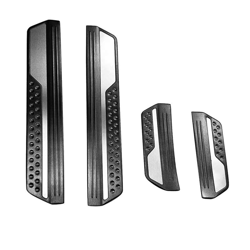 Door Sill Scuff Plate Guard Protector Cover Trim for Vezel -v E:hev 21-22 Exterior Outer Welcome Ped