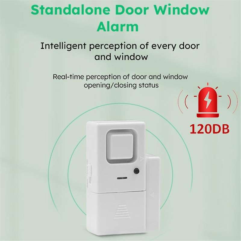 Door Window Alarms, Adjustable Volume, Chime/Alarm, Door Window Alarm Sensor for Home Security, Kids