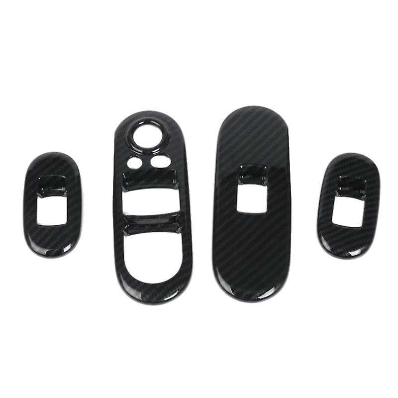 Door Window Control Covers Lifter Switch Interior Mouldings Handrail Cover Sticker Case for F55 F56