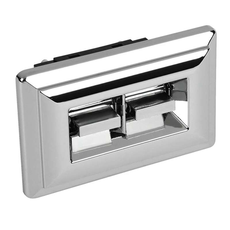 Door Window Switch Driver Side for Pickup Truck Chrome 2 Button