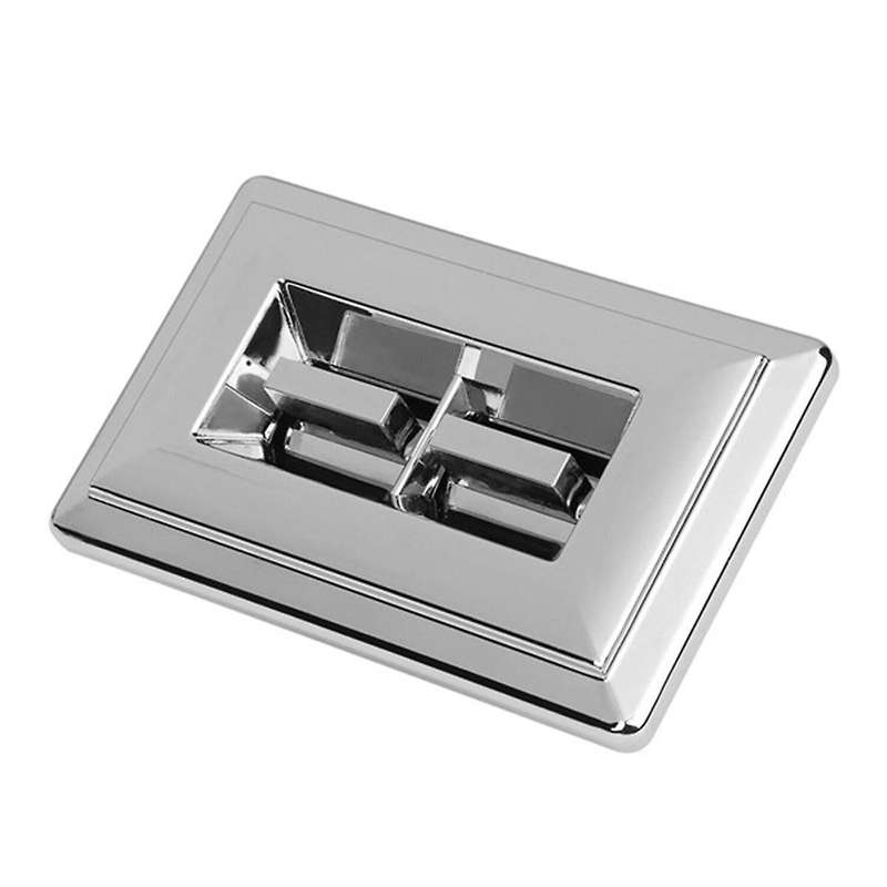 Door Window Switch Driver Side for Pickup Truck Chrome 2 Button