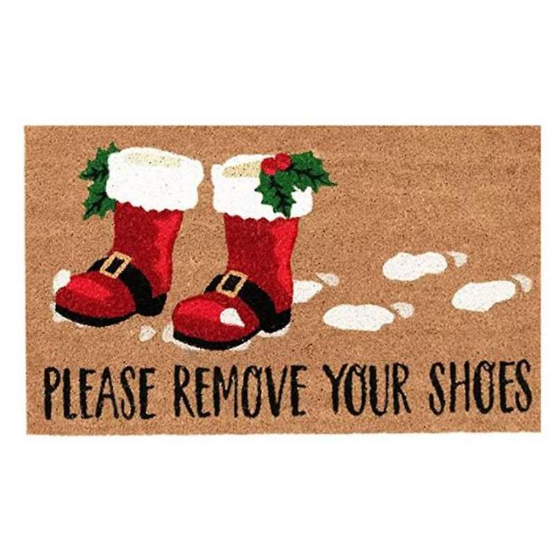 Doormat Indoor Entrance Christmas Doormats Boots Welcome Home Carpet Front Door Mat Decorations Chri