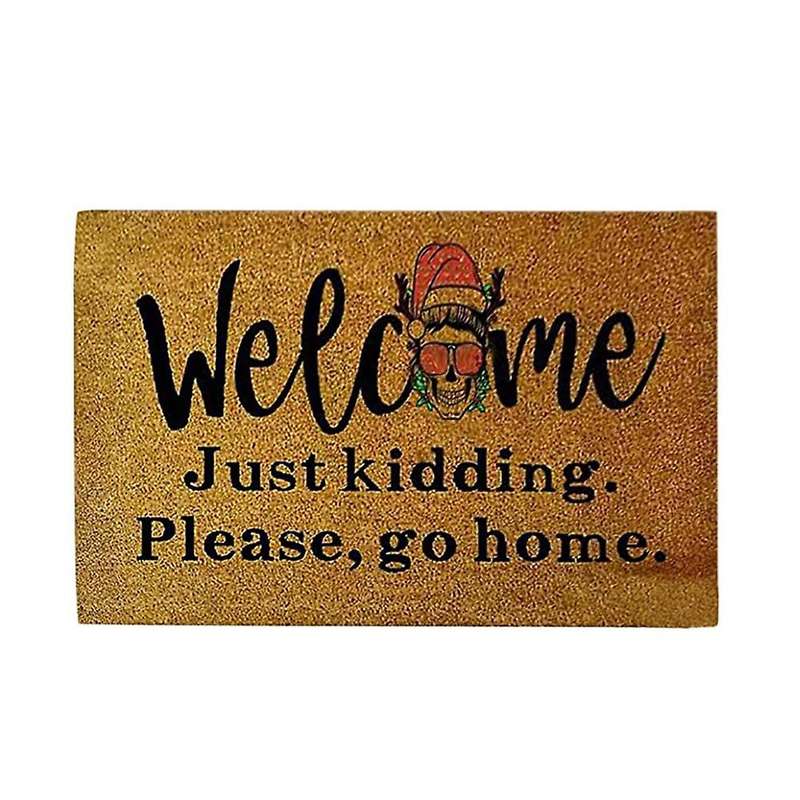 Doormat for Front Door, Halloween Decorative Doormats Welcome Home Decorations Anti-Slip Outdoor Doo