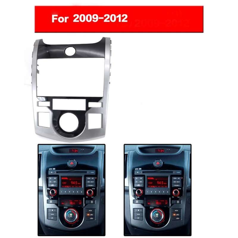 Double Din Car Dash Kit Radio Facia Fascia Stereo Panel Plate DVD Installation Frame for Cerato Koup