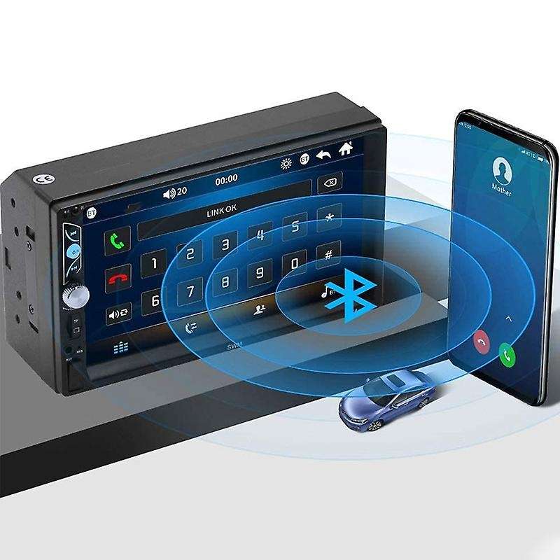 Double Din Car Stereo 7 Inch Press Screen Car MP5 Player Support Backup Rear View Camera FM Radio Ca