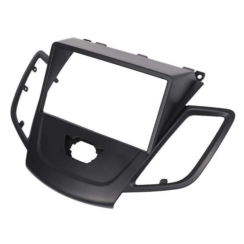 Double Din Radio Fascia for Fiesta 2008-2017 Panel Dash Mount Installation Trim Kit Face Black Fram