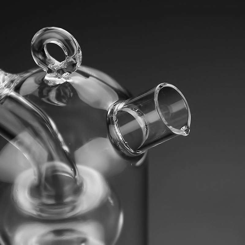 Double Layer Sauce Oil Bottle 2 in 1 Vinegar Glass Bottle Condiment Seasoning Sealed Bottles Jars