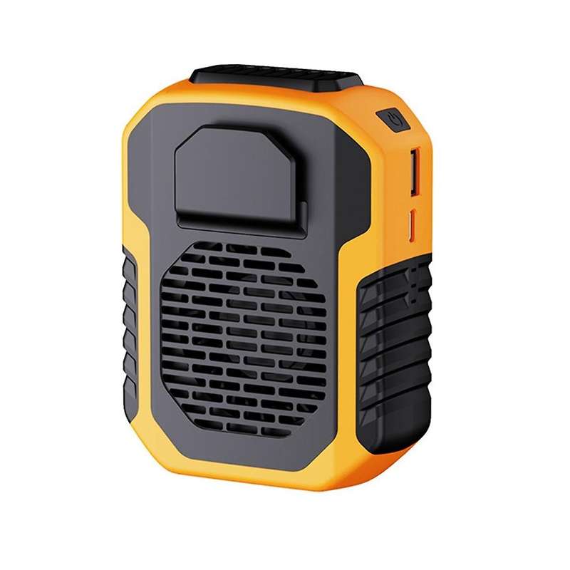 Dq215 6000ma Outdoor Waist Hanging Fan Mini Portable Usb Charging Treasure Strong Leafless Hanging