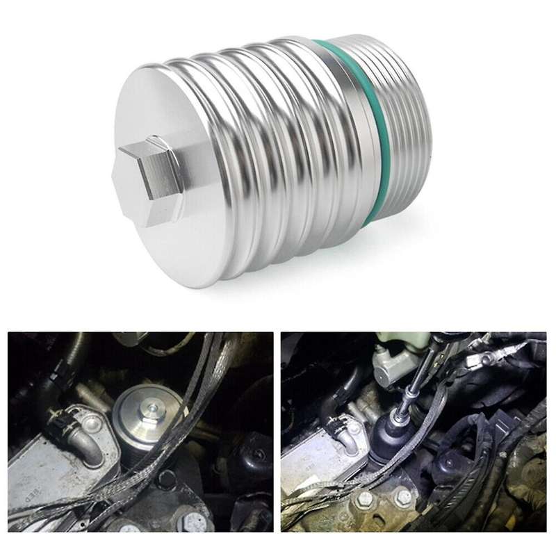 Dq250 Aluminum Transmission Oil Filter Housing Cap Cover for 02e305045