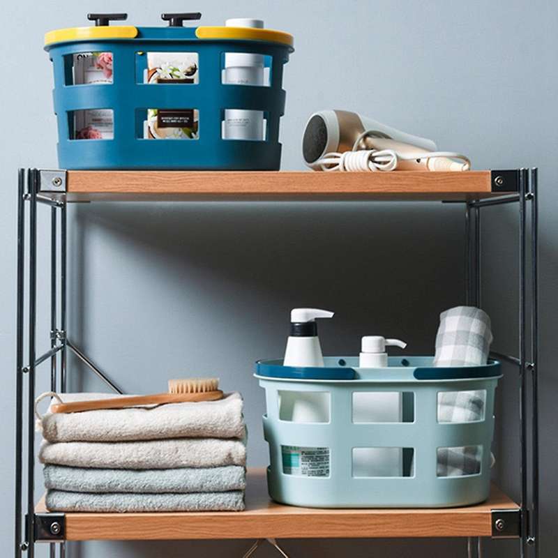 Drain Bath Basket Plastic Hand Basket Bathroom Bath Basket Storage Basket Bath Basket Bath Storage B