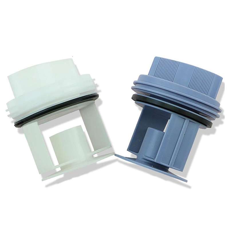 Drainage Pump Drain Outlet Seal Plug Filter for Drum Washing Machine WM1095 WM1065 WD7205 Blue