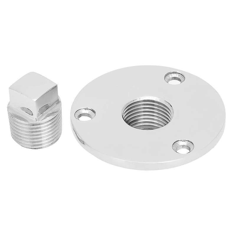 Drain Plugs 2Pack Heavy Duty 316 Stainless Steel Boat Marine Drain Plug Kit for Bilge Drainage Remov