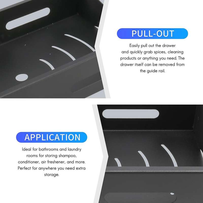 Drawer Pull Basket Can Push and Pull Cabinets, Bathroom Cabinets, Perforated Racks, Kitchen Sink Ra