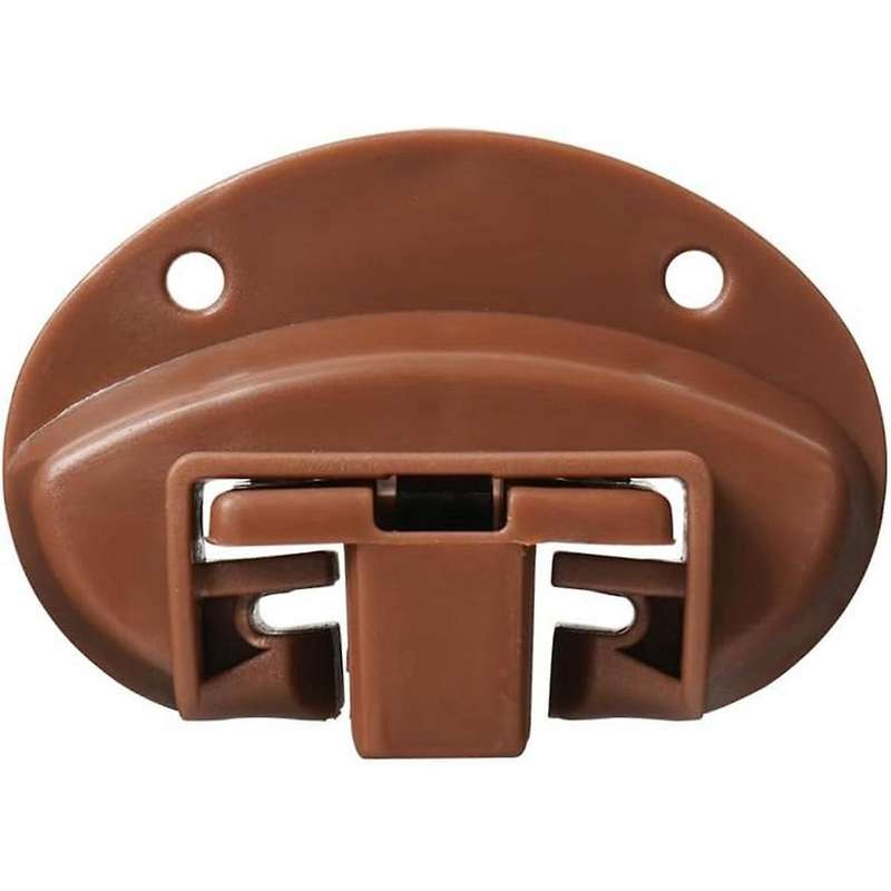 Drawer Slides Guides Plastic 5Pairs with Roller Undermount Drawer Slides Stopper for Dresser Drawer
