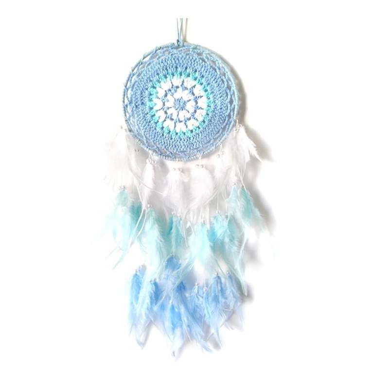 Dream Catcher Blue Dream Catcher for Bedroom Handmade Dreamcatcher Ornaments for Bedroom Wall Hangin