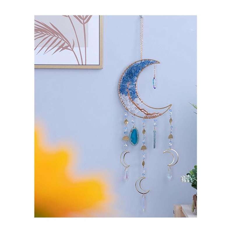 Dream Catcher Of Life Dream Catcher with Crystal Stone Handmade Dreamcatcher Wall Decor