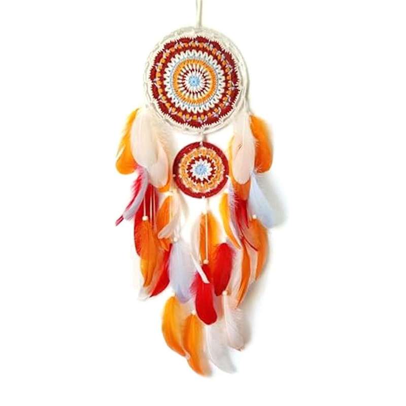 Dream Catchers Colorful Feathers Dream Catcher for Bedroom Handmade Dream Catcher for Wall Hanging D