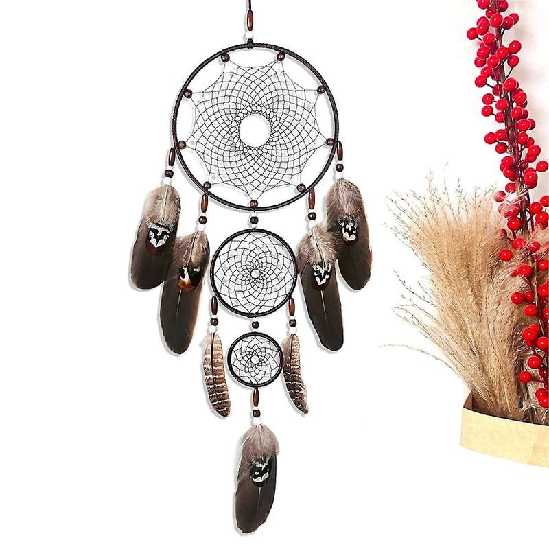 Dreamcatcher Catchers Catcher Black Wall Art Catcher Large Macrame Wall Hanging Window Decor Hand D