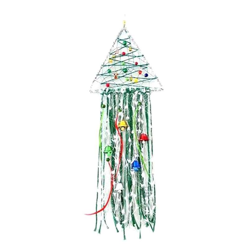 Dream Catcher with Led Lights Macrame Wall Hanging with Tassels Decorative Bell Dreamcatcher for De