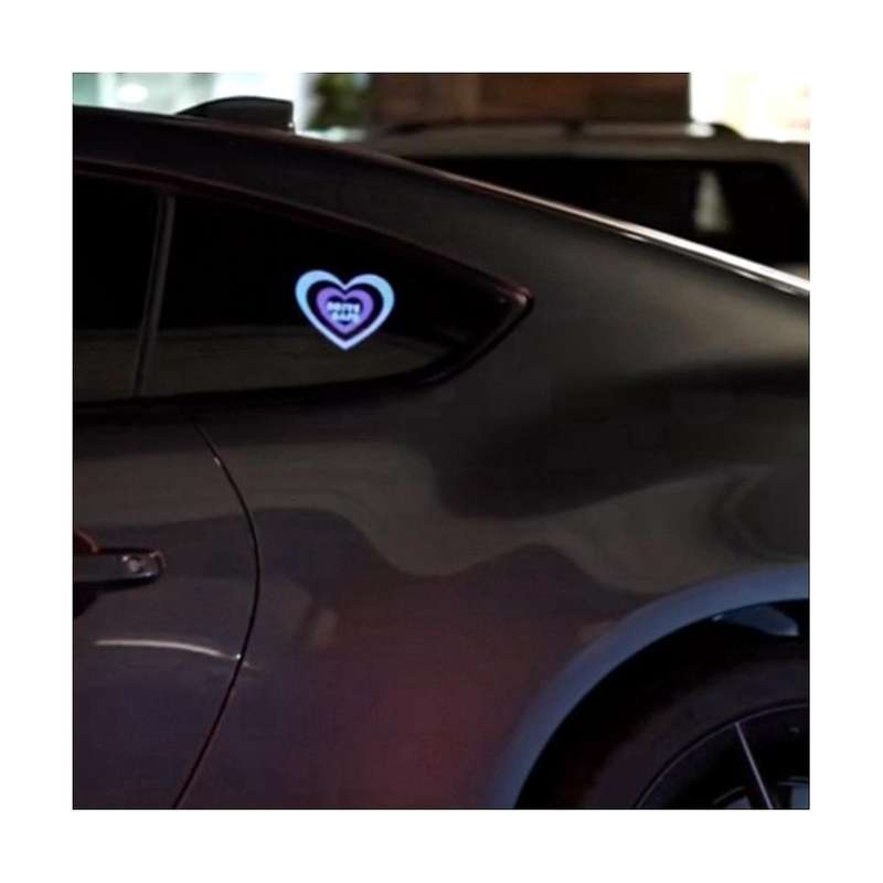 Drift Mode On Drive Safe Glow Panel Light Emitting Window Racing Car Sticker Windshield Decorative L